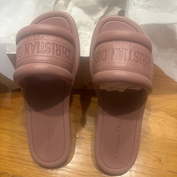 Christian Dior Pink Slides - AUTHENTIC - Picture 5 of 7